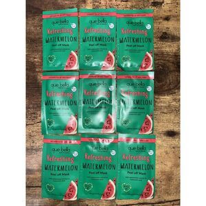 9 Packs Que Bella peel off mask refreshing watermelon (9458)